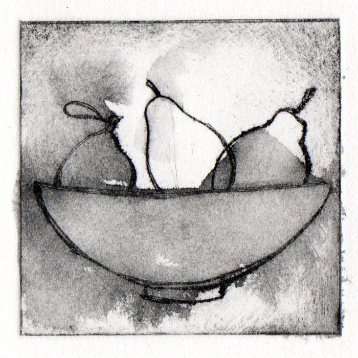 Drypoint Pears